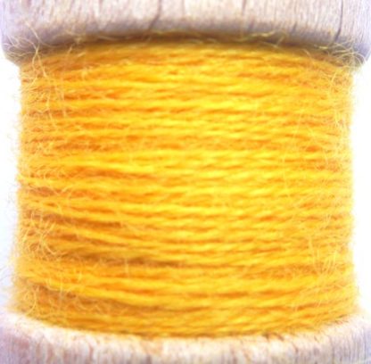 dubbing laineux jaune foncé