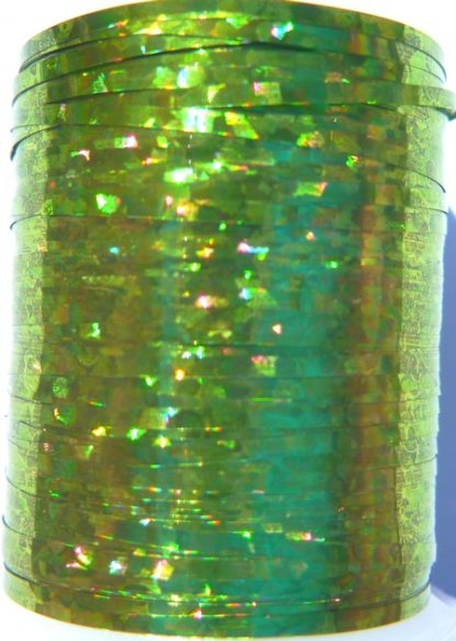 holographic tinsel med olive